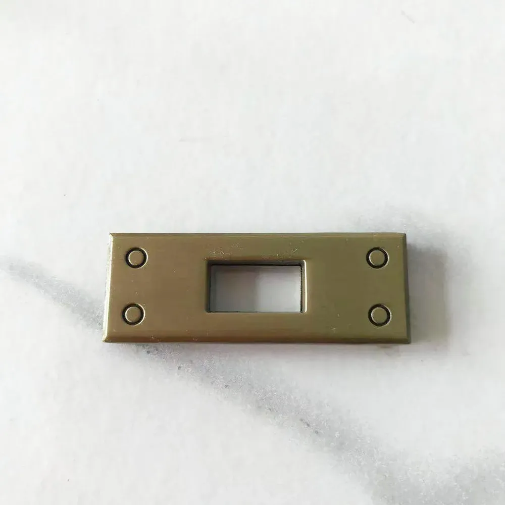 Drehverschluss Schloss Schnalle 45mm für Handtaschen 7 Stück