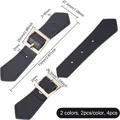 Druckknopf Leder PU 4 Sets zum Aufnähen für Jacken Taschen Reisetaschen – 2