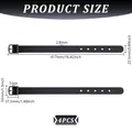 Druckknopf Leder PU 4 Sets zum Aufnähen für Jacken Taschen Reisetaschen – Farbe AECH04-00447