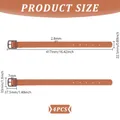 Druckknopf Leder PU 4 Sets zum Aufnähen für Jacken Taschen Reisetaschen – Farbe AECH04-00448