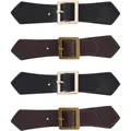 Druckknopf Leder PU 4 Sets zum Aufnähen für Jacken Taschen Reisetaschen – 1