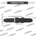 Druckknopf Leder PU 6 Sets zum Aufnähen für Jacken Taschen Reisetaschen – Farbe AECH04-00400