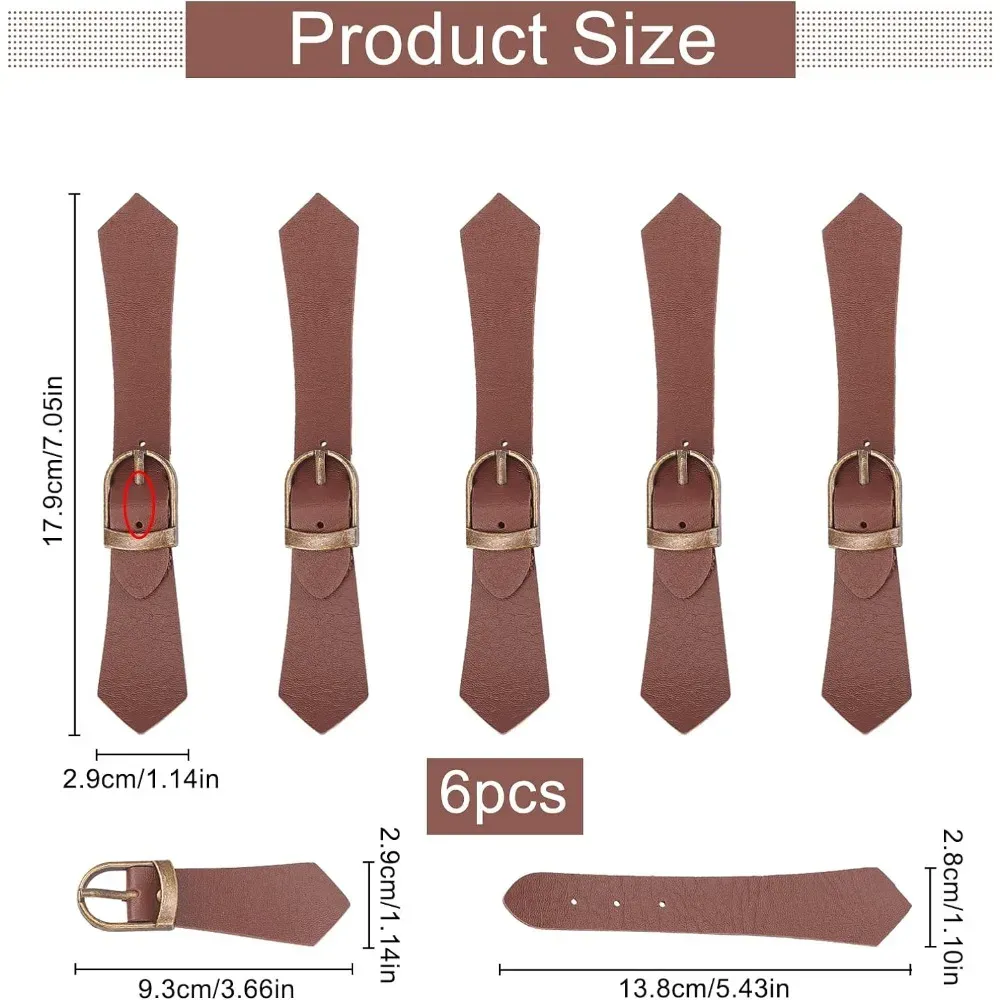 Druckknopf Leder PU 6 Sets zum Aufnähen für Jacken Taschen Reisetaschen