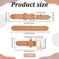 Druckknopf Leder PU 6 Sets zum Aufnähen für Jacken Taschen Reisetaschen – Farbe AECH04-00418