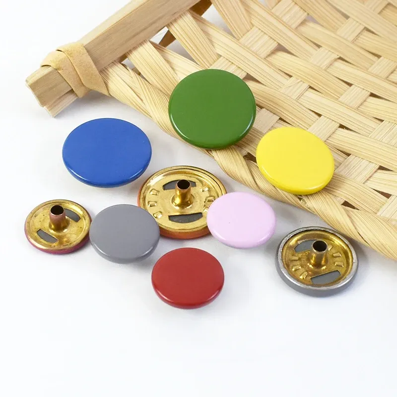 Druckknopf Metall 100 Sets für Leder Kleidung Taschen 10 bis 17 mm