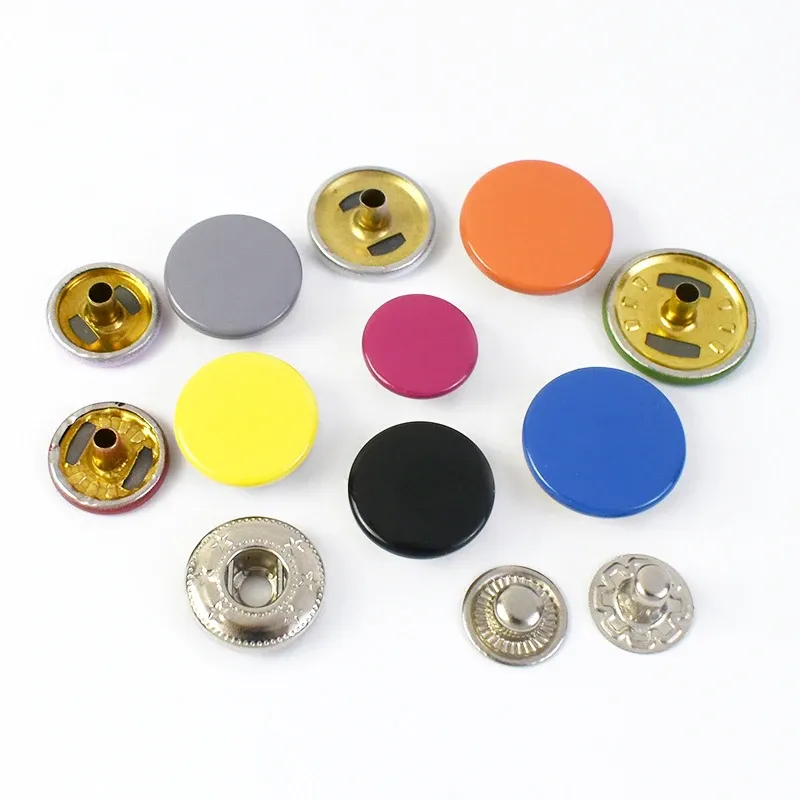 Druckknopf Metall 100 Sets für Leder Kleidung Taschen 10 bis 17 mm