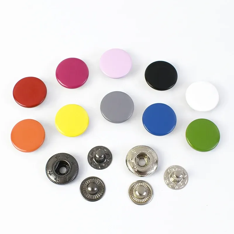 Druckknopf Metall 100 Sets für Leder Kleidung Taschen 10 bis 17 mm