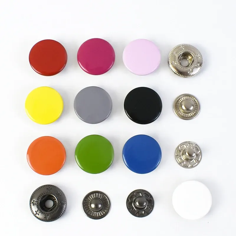 Druckknopf Metall 100 Sets für Leder Kleidung Taschen 10 bis 17 mm
