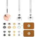 Druckknopf Set Leder Metall 40 Sets mit Werkzeug für Kleidung Taschen – 2
