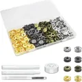 Druckknopf Set Metall 12 Sets für Leder Taschen Kleidung 10 bis 15 mm – 1