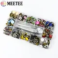 Druckknopf Set Metall 120 Sets mit Werkzeug für Leder Taschen Kleidung – 2