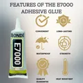E7000 Kleber 15 bis 110 ml für Stoff, Leder und Glas – 4