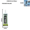 E7000 Kleber 15 bis 110 ml für Stoff, Leder und Glas – Farbe 50ML 1 Stück