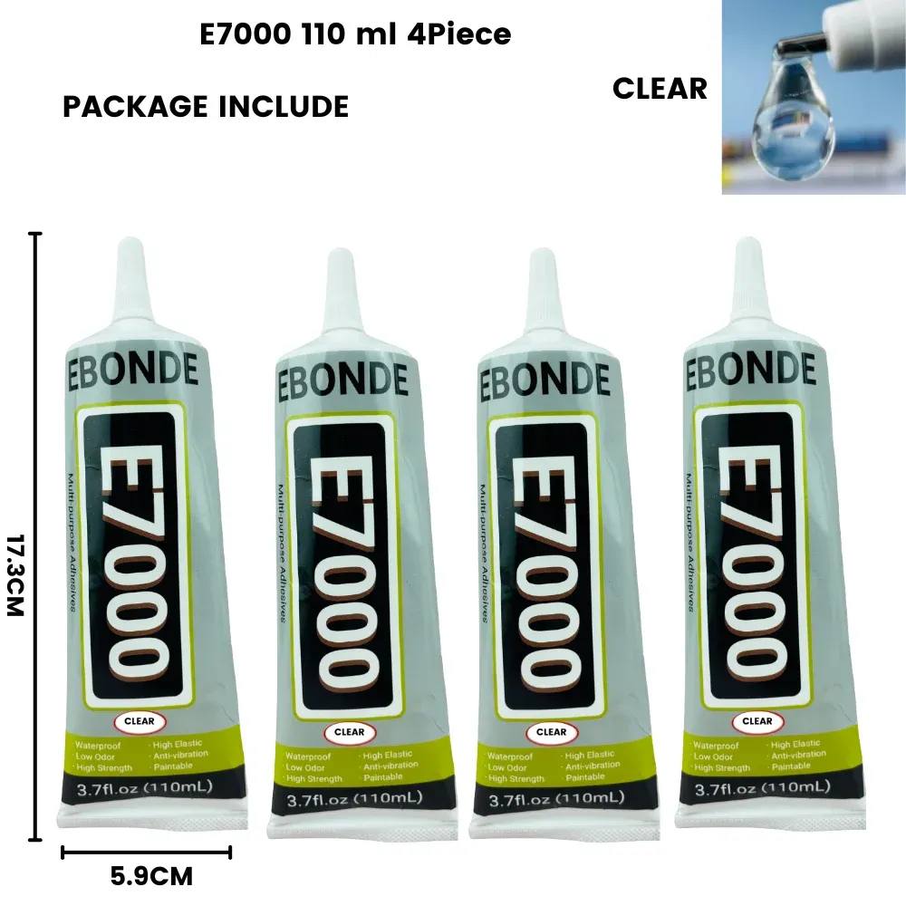 E7000 Kleber 15 bis 110 ml für Stoff, Leder und Glas