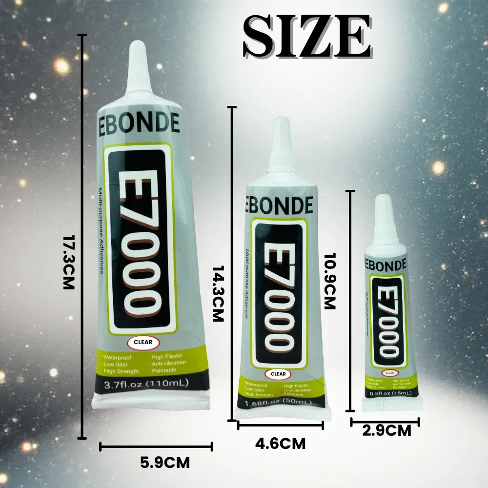 E7000 Kleber 15 bis 110 ml für Stoff, Leder und Glas