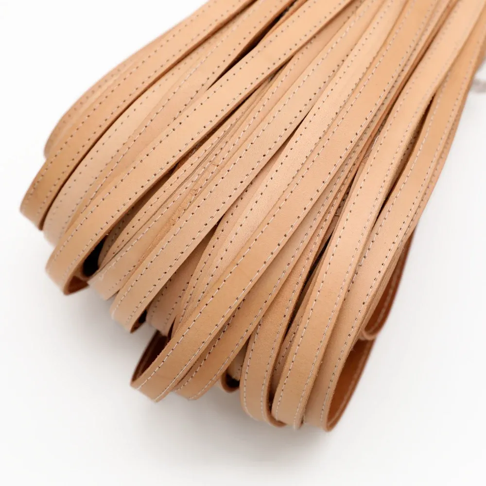 Echtlederband flach 2 Meter 10 mm breit für Tasche Schmuck