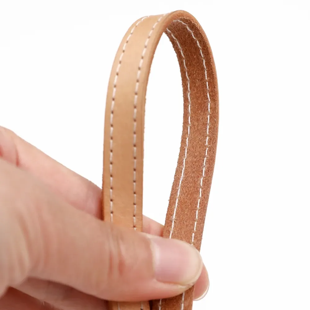 Echtlederband flach 2 Meter 10 mm breit für Tasche Schmuck
