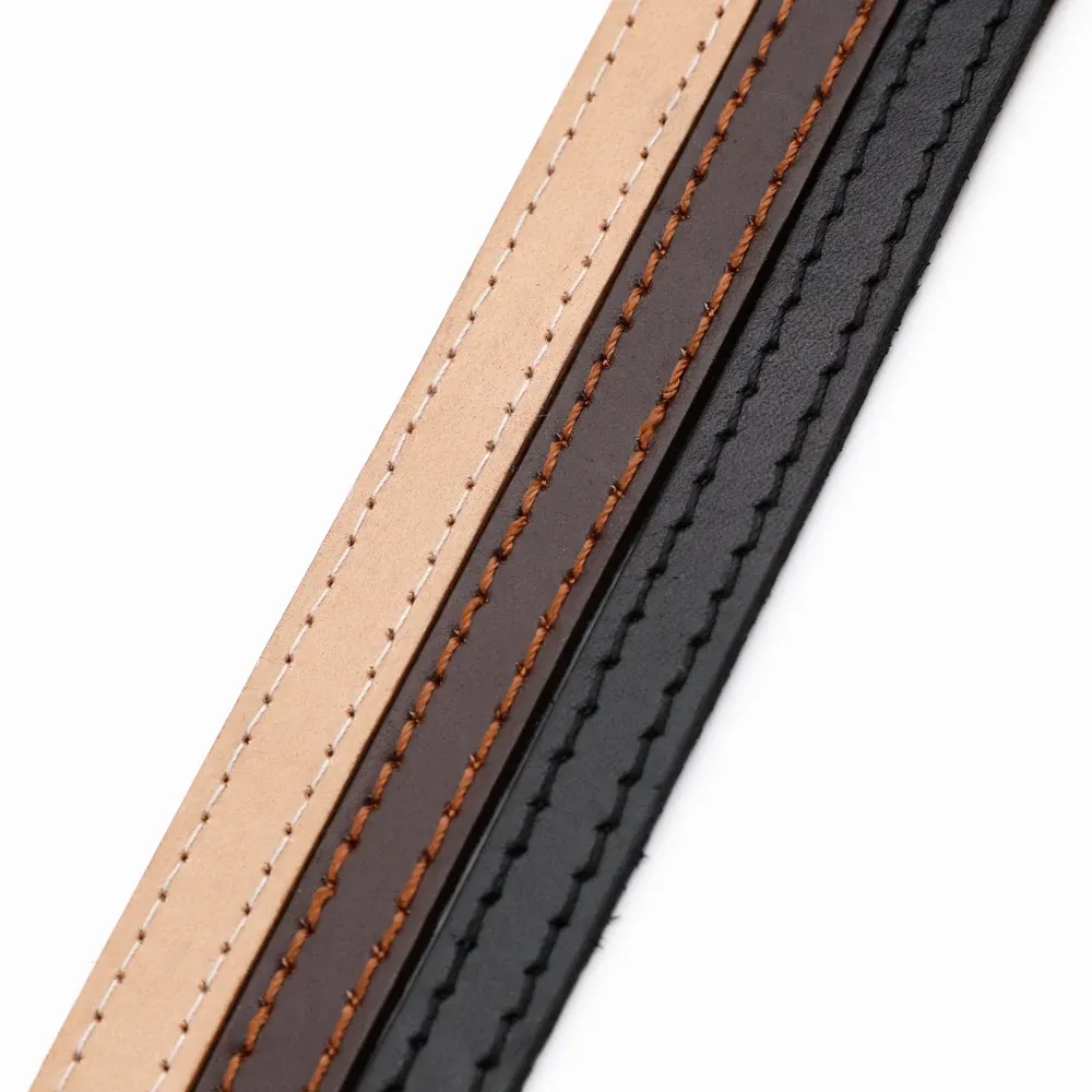 Echtlederband flach 2 Meter 10 mm breit für Tasche Schmuck