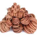 Echtlederband rund 2 Meter 1,5 bis 8 mm für Schmuck – Farbe natural color