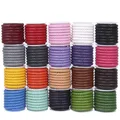 Echtlederband rund 2 Meter 3 bis 6 mm bunt für Schmuck – 1