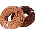 Echtlederband rund 2 Meter 3 bis 6 mm bunt für Schmuck – 2