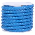 Echtlederband rund 2 Meter 3 bis 6 mm bunt für Schmuck – Farbe royblue