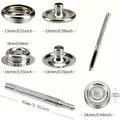 Edelstahl Druckknopf 15 mm für Marine Boot Segeltuchtasche Lederhandwerk – 3