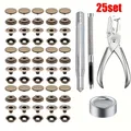 Edelstahl Druckknopf 15 mm für Marine Boot Segeltuchtasche Lederhandwerk – Farbe Antikes Messing