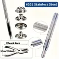 Edelstahl Druckknopf 15 mm für Marine Boot Segeltuchtasche Lederhandwerk – 2