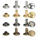 Einzelkappen Nieten 5mm bis 10mm für Lederhandwerk und Kragen 100 Sets – 1