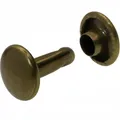 Einzelkappen Nieten 5mm bis 10mm für Lederhandwerk und Kragen 100 Sets – Farbe Bronze