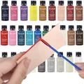 Elastische matte Kante Ölfarbe für DIY Lederwaren – 2