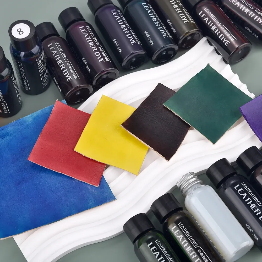 Farbe für Lederkanten 30 ml Ölfarbe für DIY Handwerk