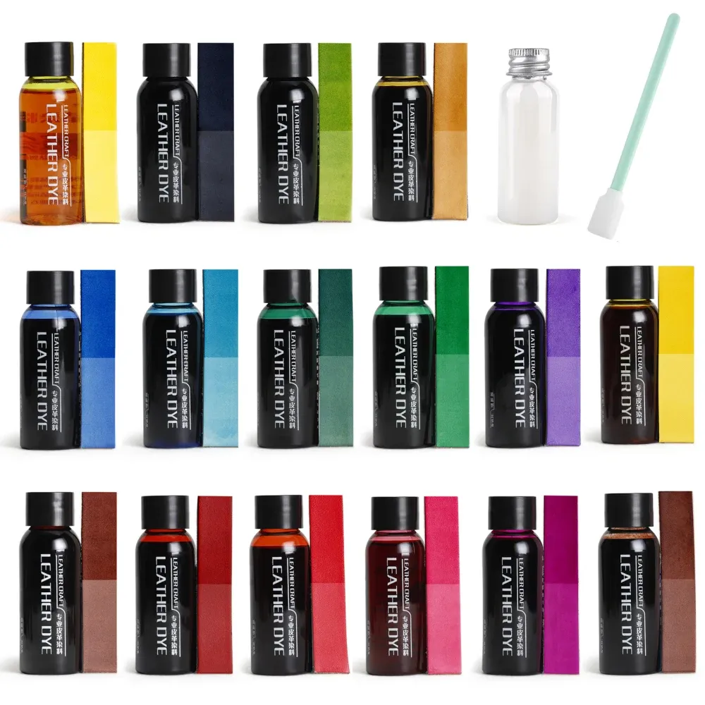 Farbe für Lederkanten 30 ml Ölfarbe für DIY Handwerk