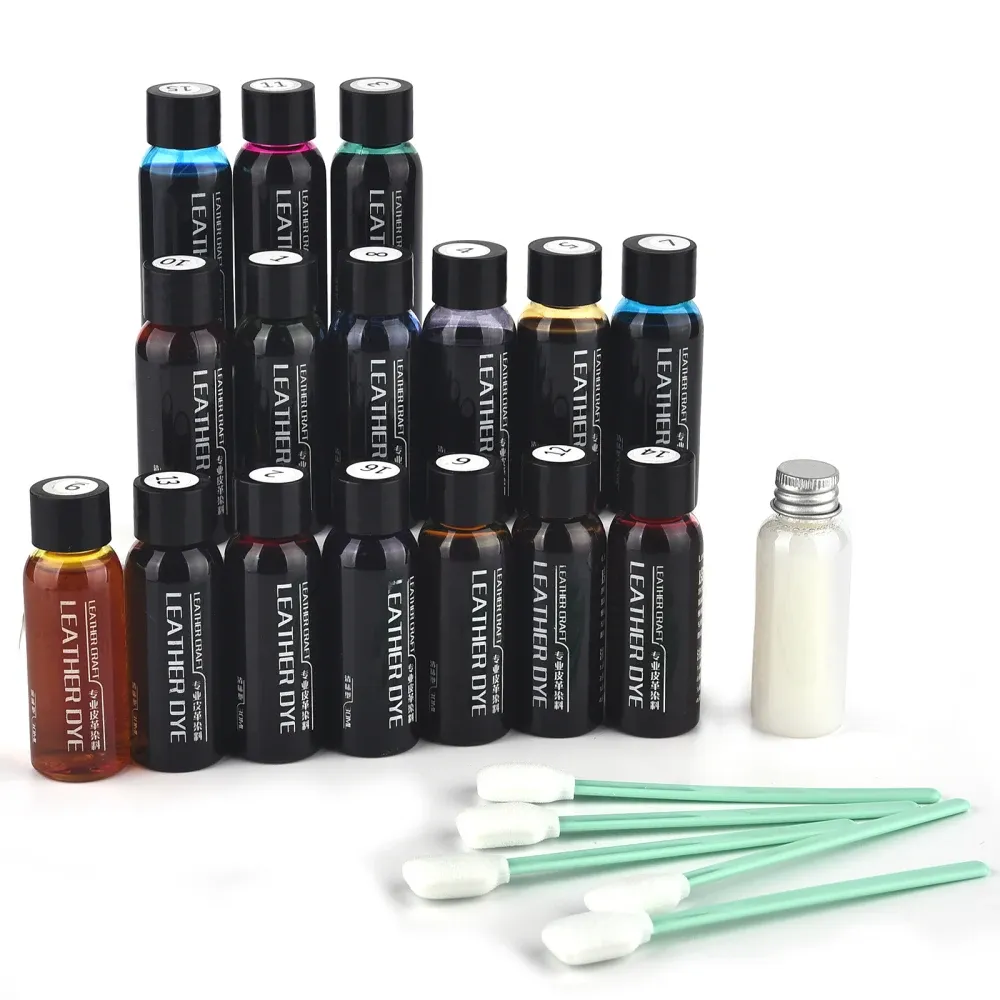 Farbe für Lederkanten 30 ml Ölfarbe für DIY Handwerk