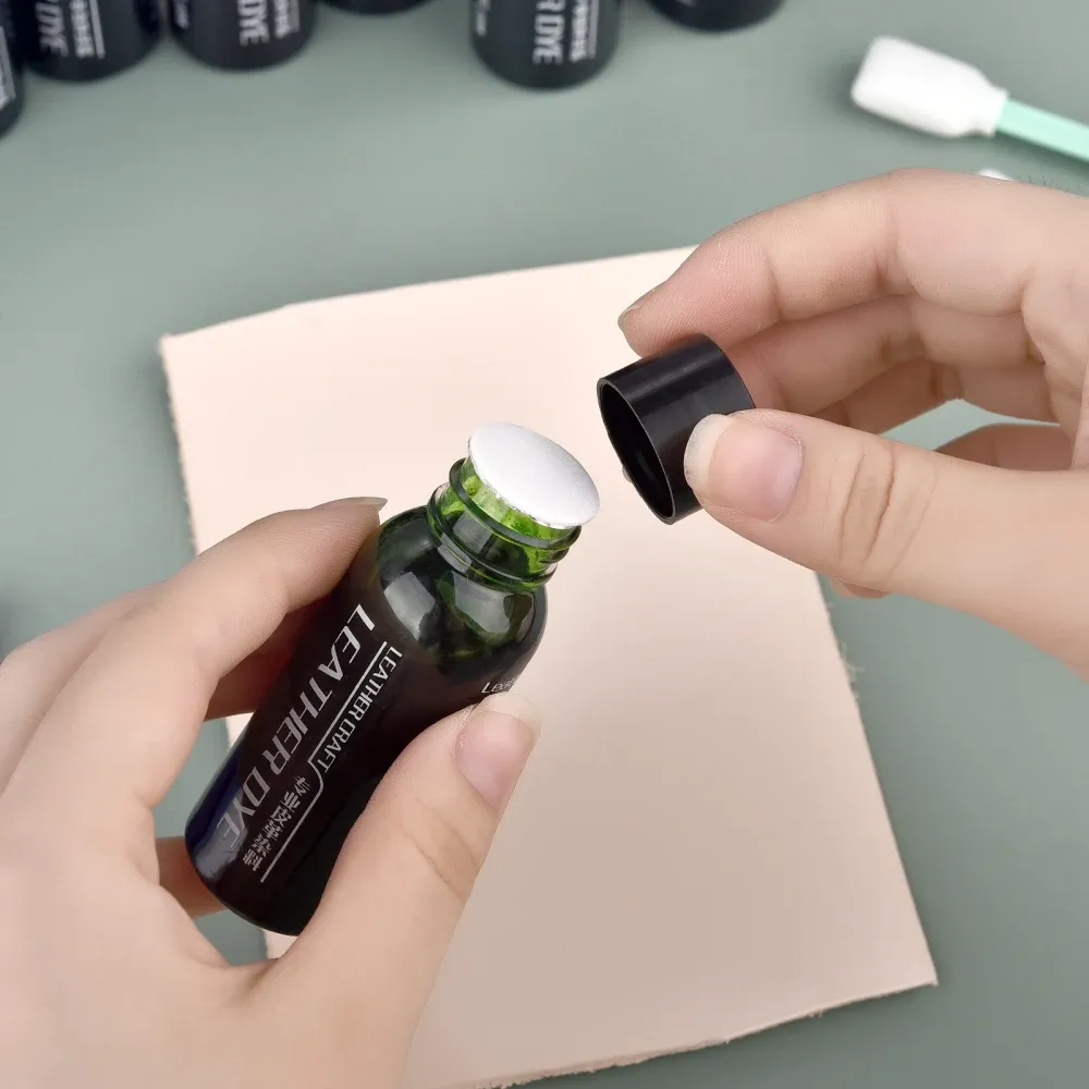 Farbe für Lederkanten 30 ml Ölfarbe für DIY Handwerk
