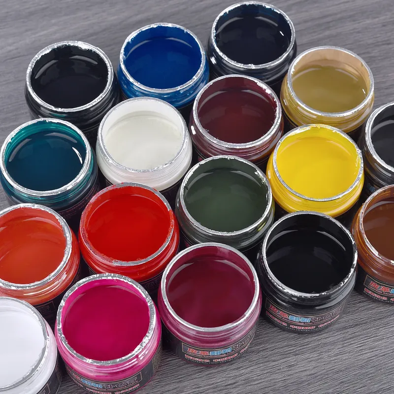 Farbpigment für Leder 50 g Reparatur für Schuhe und Taschen