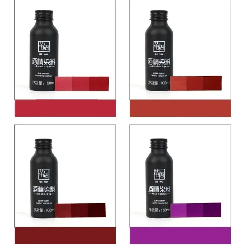 Farbstoff für Leder 100 ml Alkoholbasis für DIY Handwerk