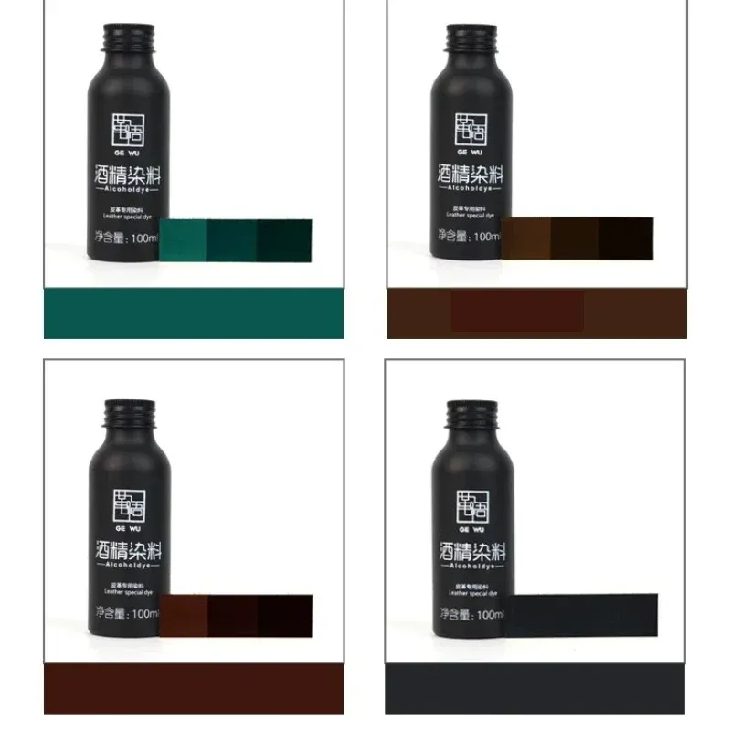 Farbstoff für Leder 100 ml Alkoholbasis für DIY Handwerk