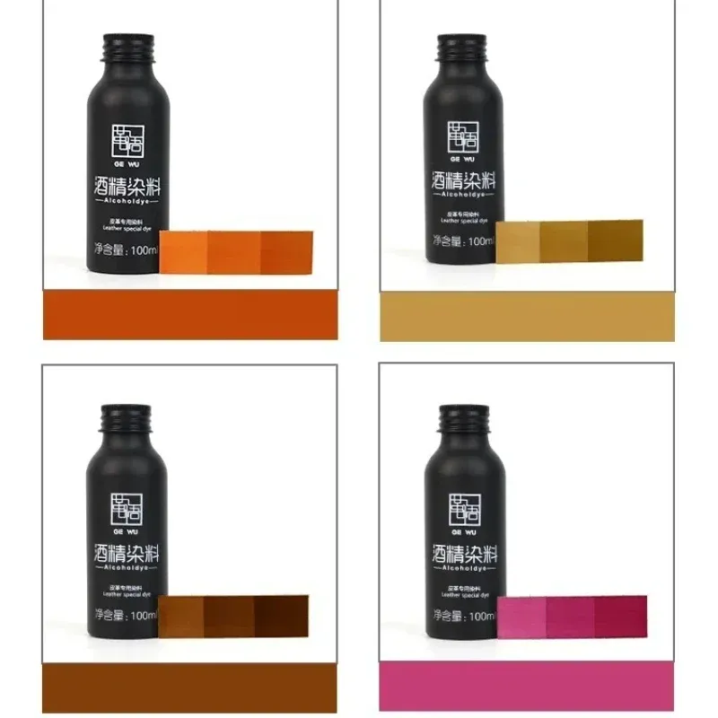 Farbstoff für Leder 100 ml Alkoholbasis für DIY Handwerk