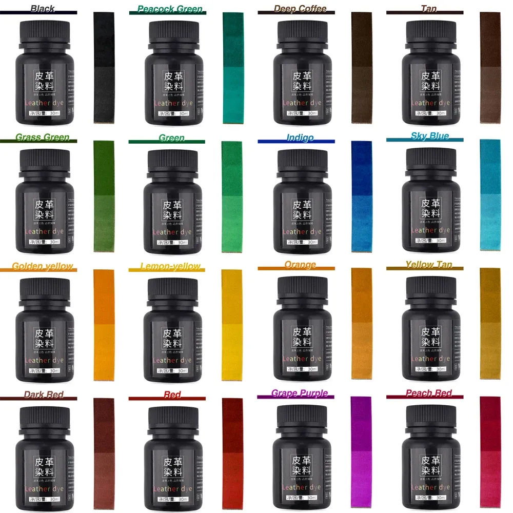 Farbstoff für Leder 30 ml flüssig für Reparatur und Renovierung