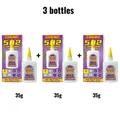 FIXWANT 502 Superkleber 15 bis 50 g stark haftend für Leder – Farbe 35g 3 bottles
