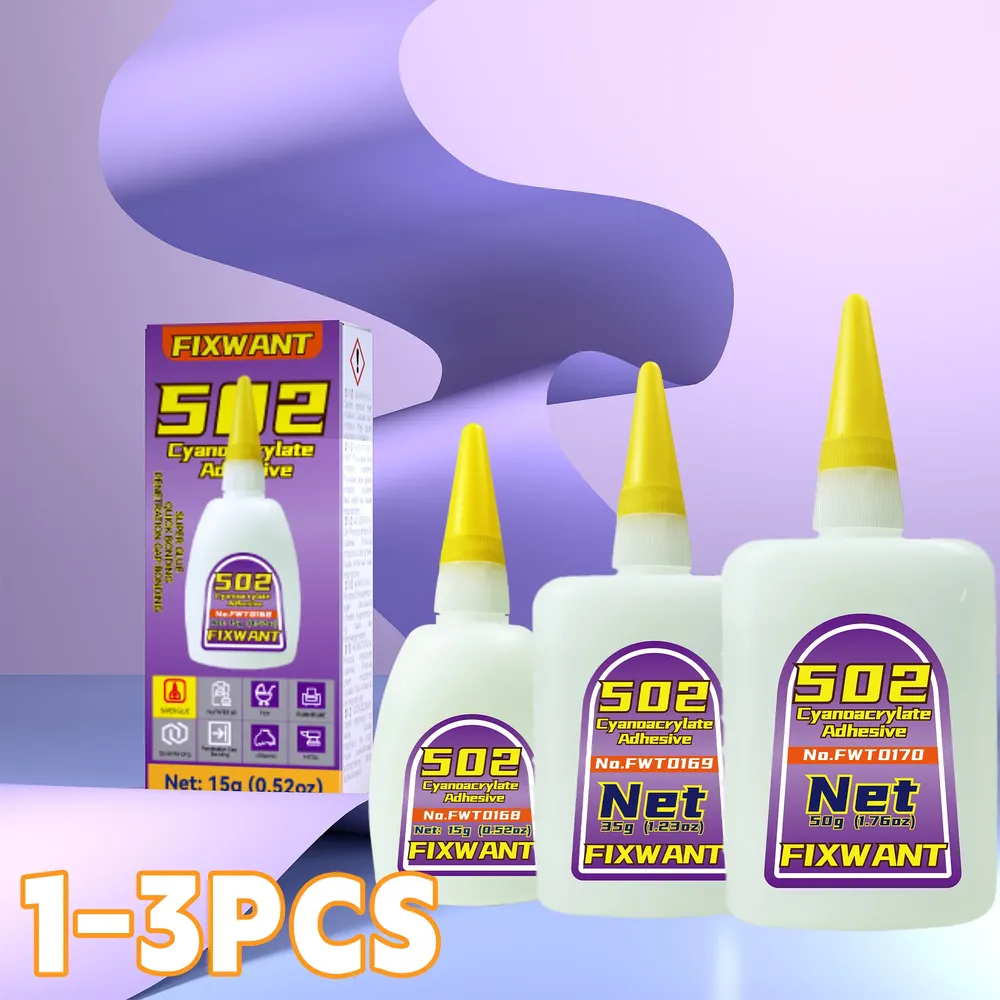 FIXWANT 502 Superkleber 15 bis 50 g stark haftend für Leder