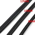 Flaches Lederband geflochten 8 bis 12 mm für Schmuckherstellung – 6