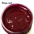 Flüssiges Lederreparaturset 50 ml für Auto und Möbel – Farbe wine red
