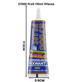 Flüssigkleber 15 bis 110 ml für Stoff und Leder – Farbe E7PLUS 110ML 1PC