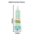 Flüssigkleber 15 bis 110 ml für Stoff und Leder – Farbe E8PLUS 50ML 1PC
