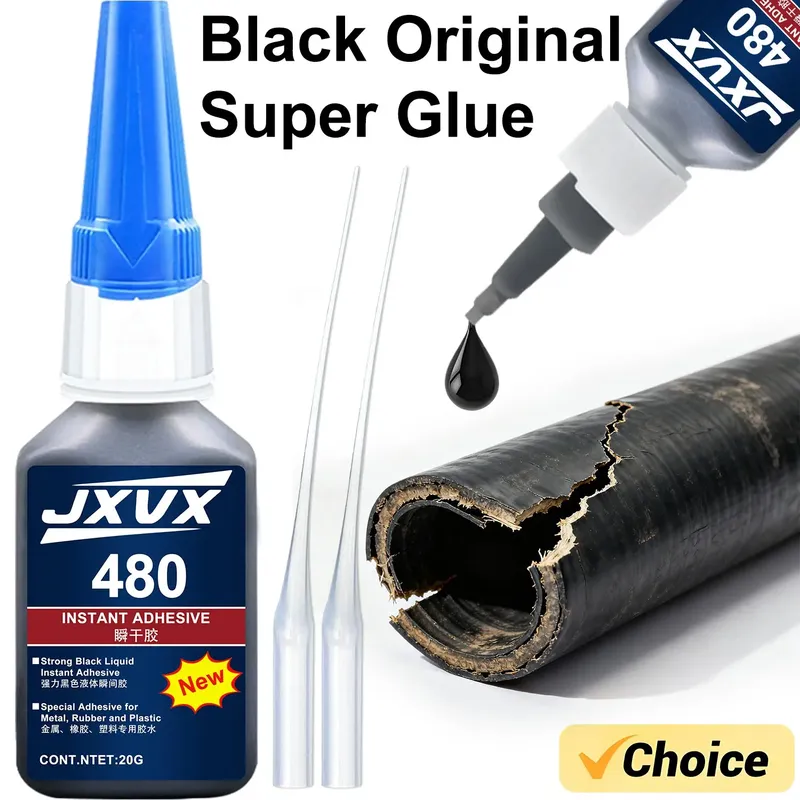 Flüssigkleber 20 g schwarz für Reifen und Lederreparatur