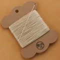 Garn flach gewachst 1 mm 30 m für Lederhandwerk und Armbänder – Farbe GOLDENER KAFFEE (15)