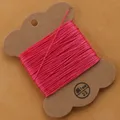 Garn flach gewachst 1 mm 30 m für Lederhandwerk und Armbänder – Farbe light orange (23)